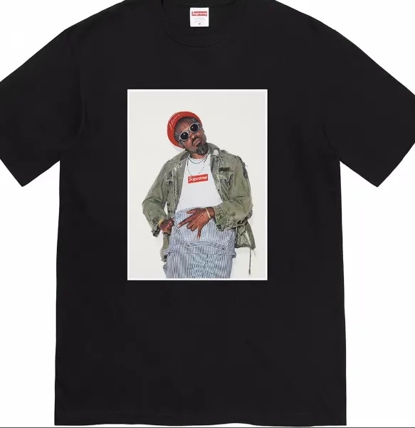 Black T-shirt 22FW é sleeved Short M Benjamin Andr L Person Tee White XL é S Andr and Photo 1001